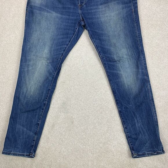 G-Star Raw D-Staq 5-Pocket Slim Denim Jeans Mens Size 36x29 Distressed - Picture 7 of 16